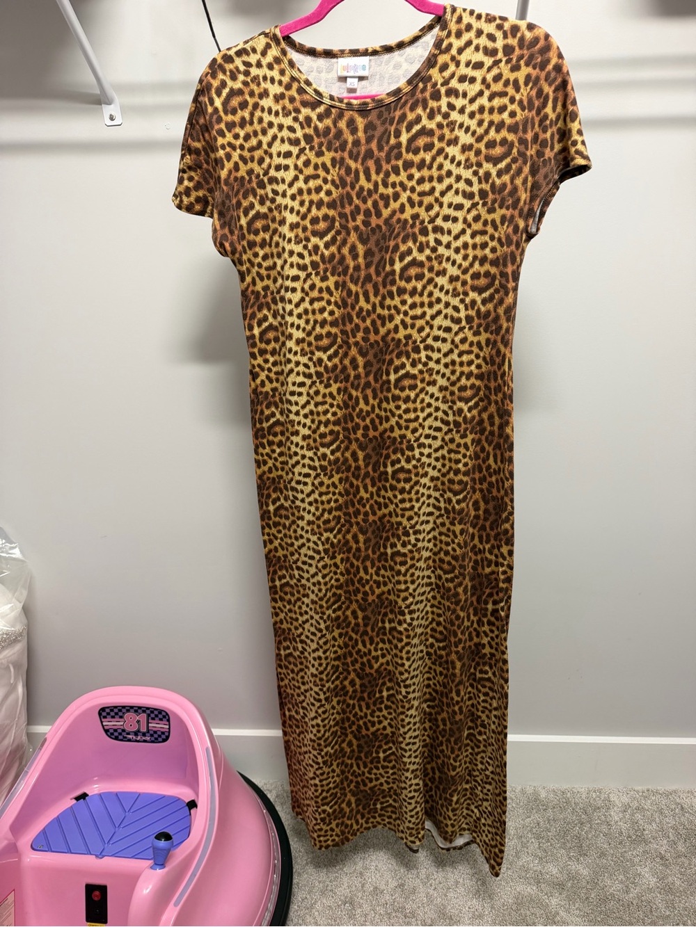 Leopard Print Maxi Dress